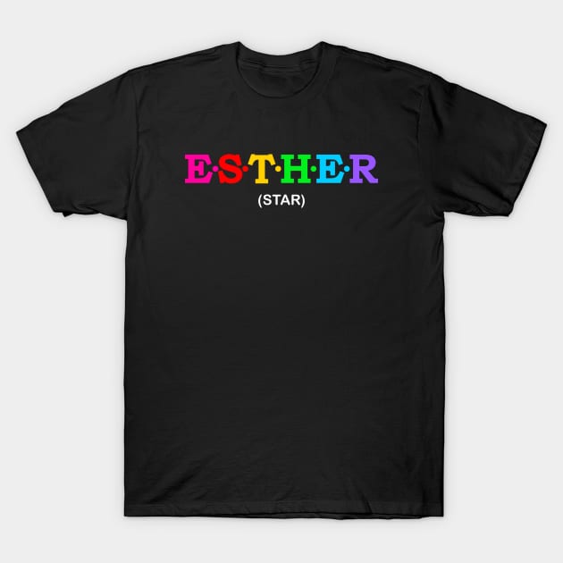 Esther - Star. T-Shirt by Koolstudio